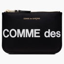 Comme Des Garcons Sa8100hl Huge Logo Wallet Black