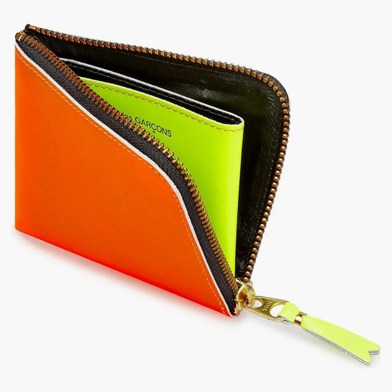 Comme of the Garcon SA3100SF Nová super fluo peněženka oranžová/růžová