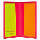 Comme Des Garcons Sa6400 New Super Fluo Passport Cover Pink