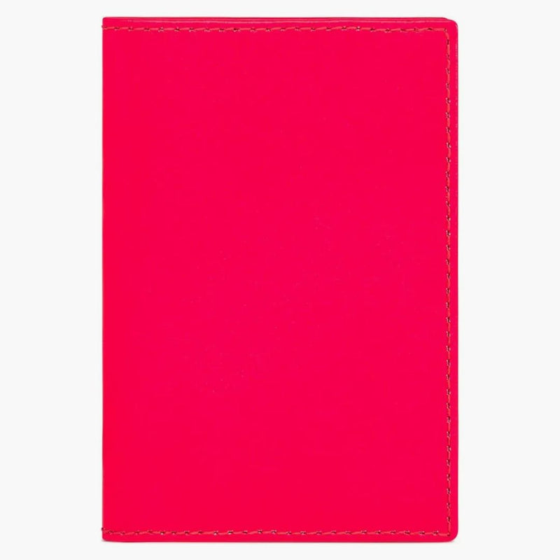 Comme Des Garcons Sa6400 New Super Fluo Passport Cover Pink