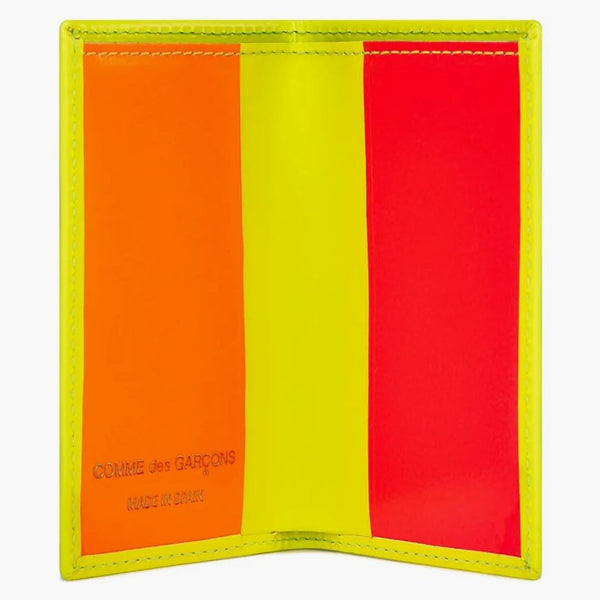 Comme Des Garcons Sa6400sf New Super Fluo Card Holder Yellow