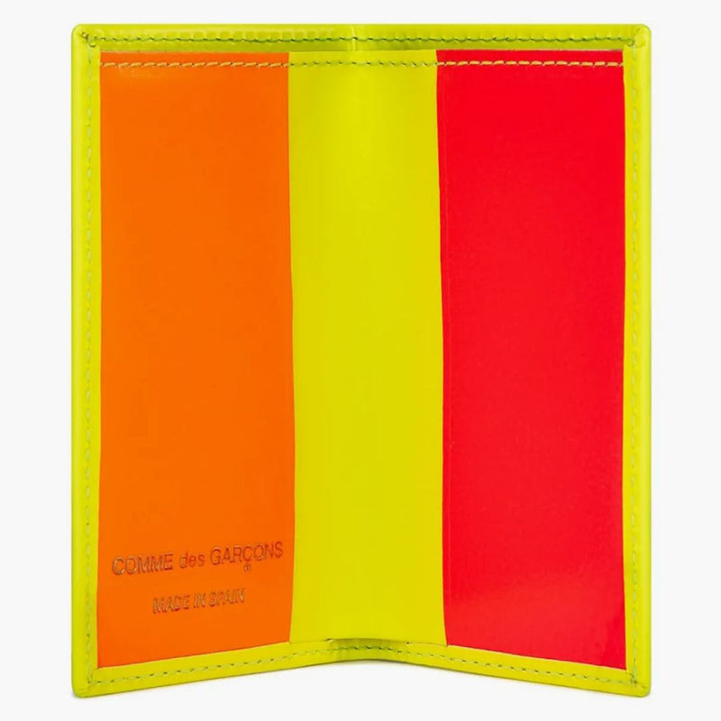Comme Des Garcons Sa6400sf New Super Fluo Card Holder Yellow