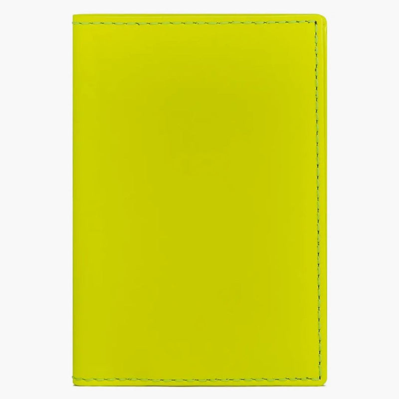 Comme Des Garcons Sa6400sf New Super Fluo Card Holder Yellow