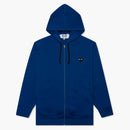 Comme Des Garcons Play Big Black Heart Zip Up Hoodie Navy