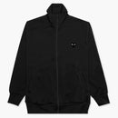 Comme Des Garcons Play Big Black Heart Zip Up Sweatshirt Black