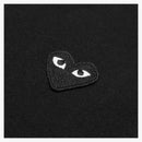 Comme of the Garcons Play Black Emblem T-shirt Black