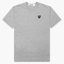 Comme Des Garcons Play Black Heart Emblem T-shirt Grey