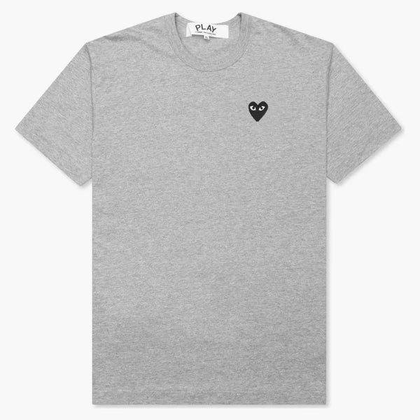 Comme Des Garcons Play Black Heart Emblem T-shirt Grey