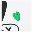 CommE of the Garcons Play Black Multi logo L/s camiseta blanca