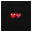 CommE of the Garcons juega suéter de cárdigan de doble corazón