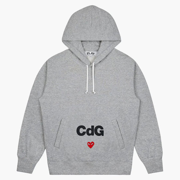 Comme Des Garcons Play Hoodie (men) Grey
