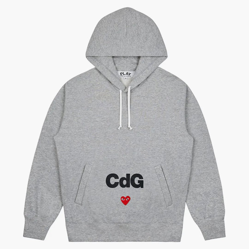 Comme Des Garcons Play Hoodie (men) Grey