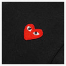 CommE of the Garcons Play Kid's Red Emblem Polo Black
