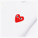 CommE of the Garcons Play Kid's Red Emblem Polo White