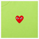 CommE of the Garcons Play Pastelle Red Emblem Camiseta Verde