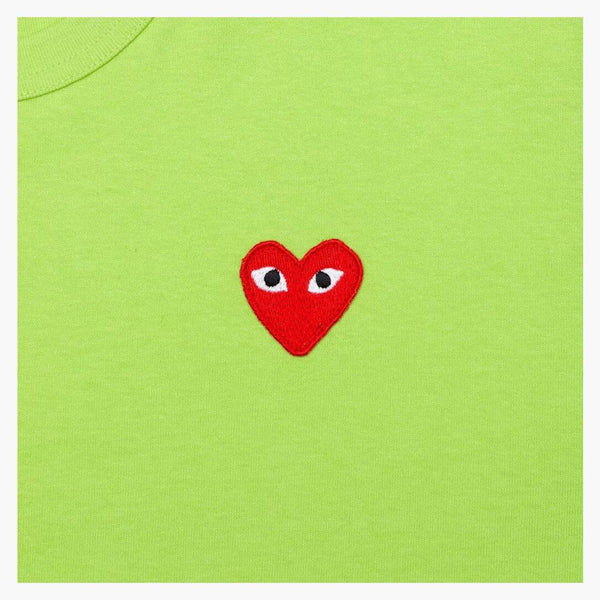 CommE of the Garcons Play Pastelle Red Emblem Camiseta Verde