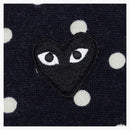 CommE of the Garcons Play Polka Dot Cardigan Sweater Navy