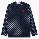 CommE of the Garcons Play Polka Dot L/S Camiseta Navy Navy
