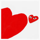 Comme of the Garcons Play Red Emblem No Eyes T-Shirt White