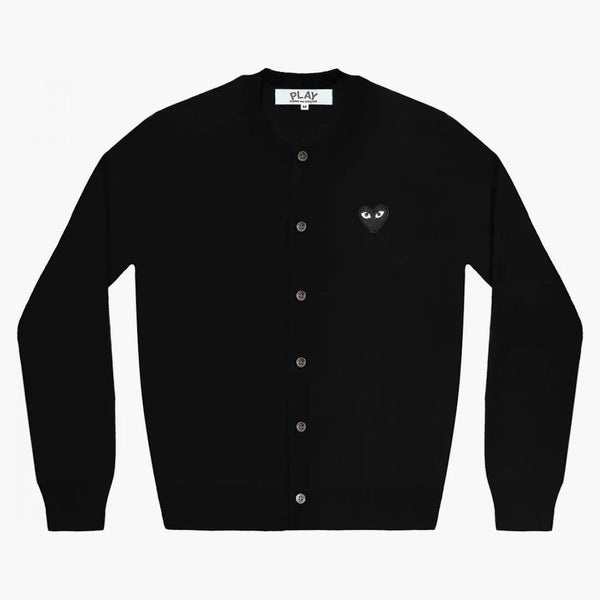 CommE of the Garcons Play Red Heart Cardigan Black