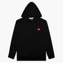 CommE of the Garcons Play Red Heart Hoodie Negro