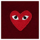 CommE of the Garcons Play Red Heart Cardigan Sweater Burgundy