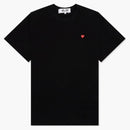 CommE of the Garcons Play Small Red Heart Camise Black