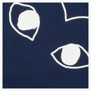 CommE of the Garcons Play White Outline Heart Camiseta Navy