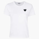 CommE of the Garcons Play Women's Black Emblem Camise White/Black (SS22)