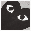 CommE of the Garcons Play Women's Black Heart Camiseta Gris