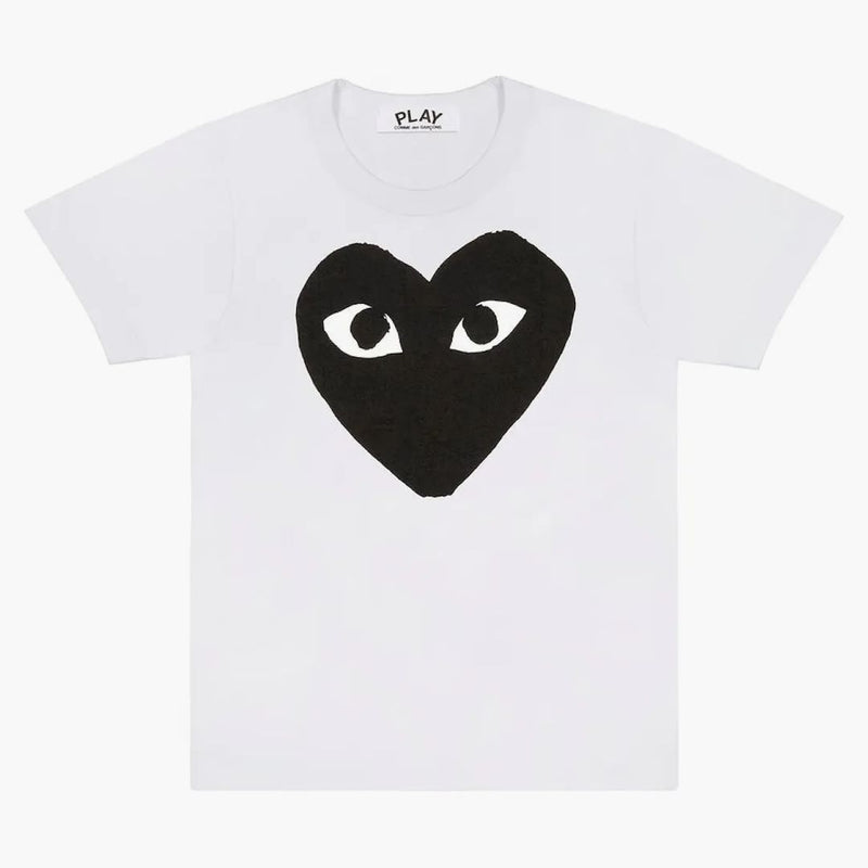 Comme Des Garcons Play Women's Black Heart T-shirt White