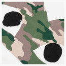 Comme of the Garcons Play Women's Camuflage Edge Heart Camiseta blanca