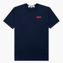 CommE of the Garcons Play Women's Double Hearts Camiseta Navy