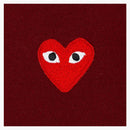 CommE of the Garcons interpreta al emblema rojo femenino Polo Borgoña