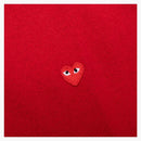 CommE of the Garcons juega el corazón pequeño de las mujeres en la manga en velo del cuello rojo