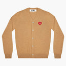 CommE of the Garcons Play x Invader Cardigan Camel