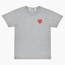 Comme of the Garcons Play X Invader Women's T-Shirt Top Gray