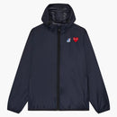 Comme Des Garcons Play X K-way Claude Full-zip Jacket Navy