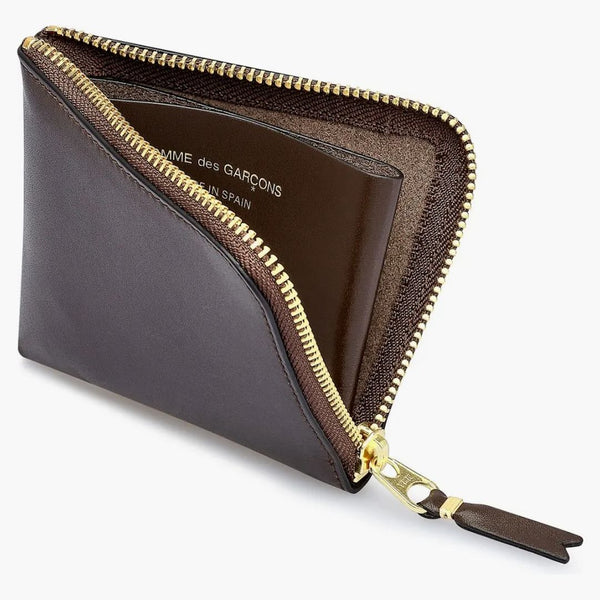 Comme Des Garcons Sa3100 Classic Plain Wallet Brown