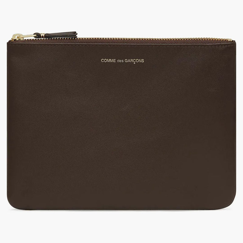 Comme Des Garcons Sa5100 Classic Plain Wallet Brown