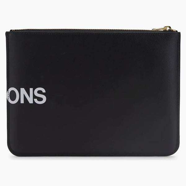 Comme Des Garcons Sa5100hl Huge Logo Wallet Black