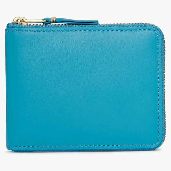 Comme Des Garcons Sa7100 Colour Plain Wallet Blue