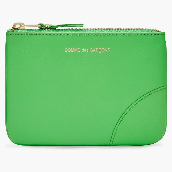 Comme Des Garcons Sa8100c Colour Plain Wallet Green