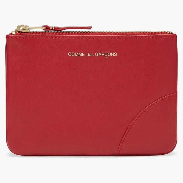 Comme Des Garcons Sa8100c Colour Plain Wallet Red