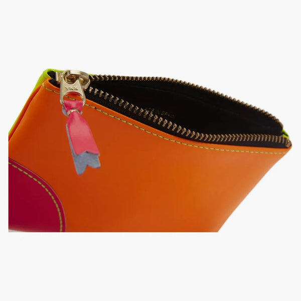 Comme Des Garcons Sa8100sf New Super Fluo Wallet Yellow/orange