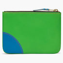 Comme Des Garcons Sa8100sf Super Fluo Wallet Orange/green