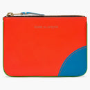 Comme Des Garcons Sa8100sf Super Fluo Wallet Orange/green