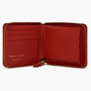 Comme Des Garcons Sa7100pd Wallet Polka Dots Red