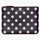 Comme of the Garcon Sa5100PD Wallet Polka Dots Brown