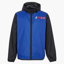 Comme Des Garcons X K-way Hood Rain Jacket Blue